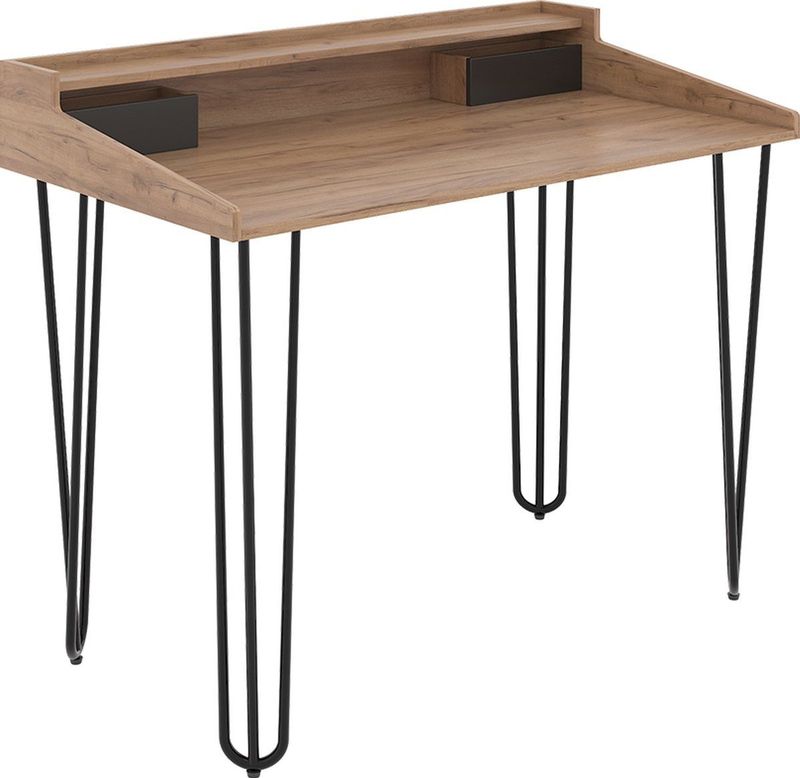 Vicco - Sannar - Bureau - Eiken - 110 x 60 cm - Met Lades