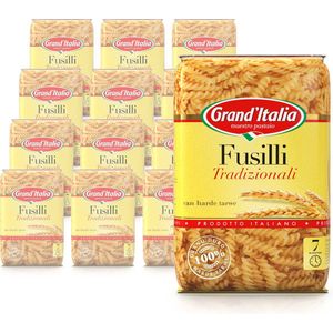 Grand'Italia Fusilli Tradizionali -pasta - 12 x 500g