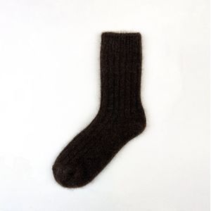 100% yak wollen sokken dames/heren 38/39 Donkerbruin