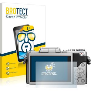 BROTECT - Screenprotector voor Panasonic Lumix DMC-GF7 - Folie Beschermfolie transparant (2 Stuks)
