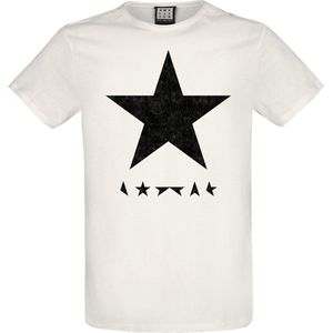 David Bowie - Amplified Collection - Heren T-shirt - gebroken wit