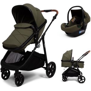 Baninni 3-in-1 Multi Standen Kinderwagen met Autostoel Nelia Groen