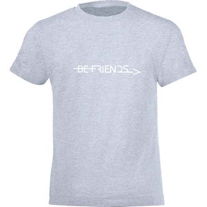Be Friends T-Shirt - Be Friends - Kinderen - Licht blauw - Maat 2 jaar