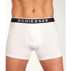 Schiesser 95/5 Organic Heren Shorts - Wit - 3 pack - Maat XL