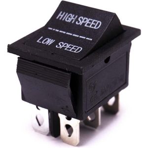 Schakelaar - High speed Low speed voor elektrische kinderauto - kindermotor - kinderquad - kindertractor - accuvoertuig