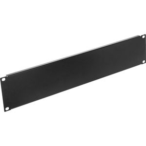 RackMatic - 2U blindpaneel voor 19 ""Rack kast Zwart deksel