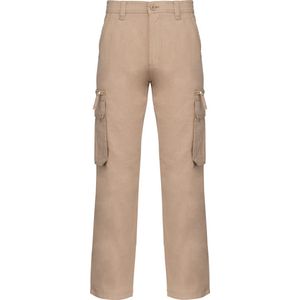 Broek Heren 60 NL (54 FR) Kariban Beige 100% Katoen