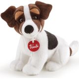Trudi - Classic Hond Jack Russel Jack (S-22925) - Pluche knuffel - Ca. 19 cm (Maat S) - Geschikt voor jongens en meisjes - Wit/Bruin