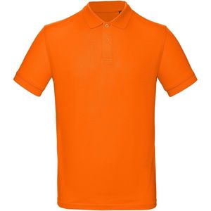 Senvi Classic Fit Polo Biologisch Katoen - Kleur Oranje - Maat XL