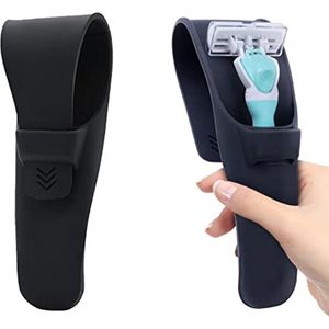 Siliconen beschermhoes voor scheerapparaat - Zwart