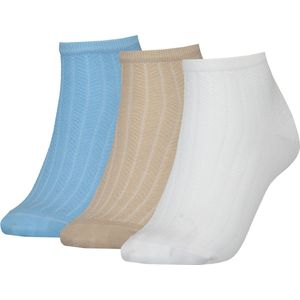 Tommy Hilfiger dames 3P halfhoge sokken gifting multi - 35-38