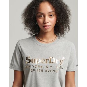 Superdry Vintage Venue Interest T-shirt Vrouwen - Maat 40