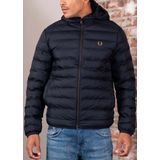 Fred Perry - Hooded Insulated Jacket - Navy - Tussenjas