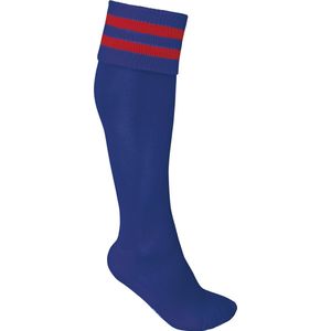 PROACT® Sportsokken Met Contraststrepen PA015 - Dark Royal Blue / Sporty Red - 27/30 EU