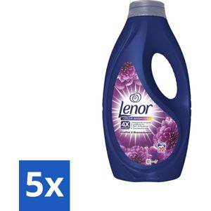 Lenor – Wasmiddel – Amethist – 20 Wasbeurten - 900 ml - Bulkverpakking - 5 stuks