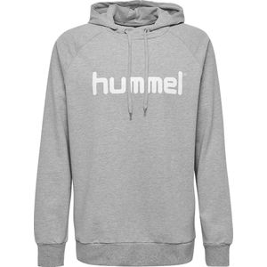 Hummel Hummel Go Cotton Sporttrui - Maat L  - Mannen - grijs/wit