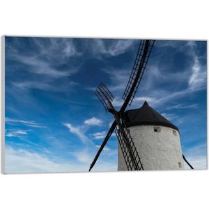 Acrylglas  –Bovenkant Witte Molen-120x80 (Met ophangsysteem)