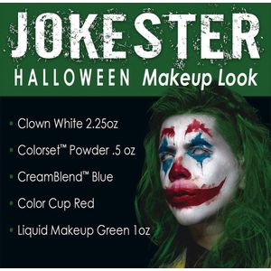 Mehron - Halloween Schmink Kit - The Joker - Inclusief Youtube Tutorial