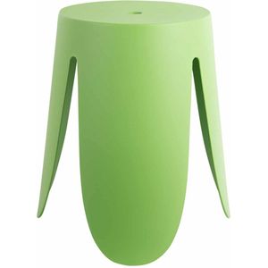 Leitmotiv Poef Stool Ravish - Groen - Ø43cm - Scandinavisch