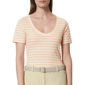 Marc O'Polo Striped V-neck T-shirt Vrouwen - Maat L