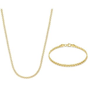 Isabel Bernard - Cadeau d'Isabel - Gift Set - 14 Karaat Goud - Zirkonia Stenen