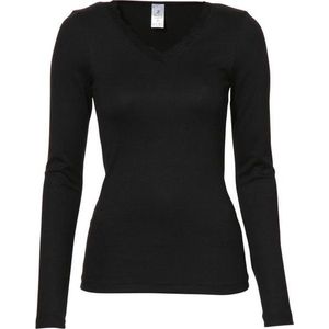 Ten Cate Women Thermo Basic V-shirt zwart L