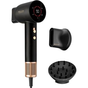 Mellian® SilkBlow Föhn met Display - Haardroger met Diffuser - Smart functie - Ionisch effect