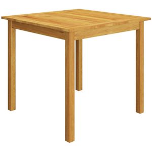 vidaXL 5-delige Tuinset - Zwart - Acaciahout & Rattan Tuinstoel - Eetkamer Set - Buitentijd - Terras Meubilair - Acacia Hout