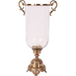 Baroque - Windlicht - Windlicht Assiya 59.5 cm - 59.5 - Brass+glass