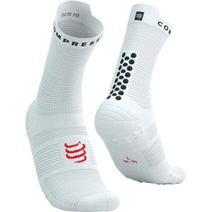 Pro Racing Socks v4.0 Run High - White/Black/Core Red