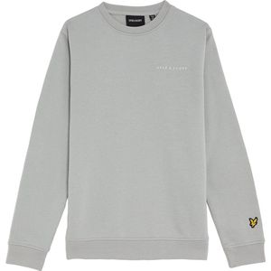 Lyle & Scott Script Embroidered Sweatshirt Truien & Vesten Jongens - Sweater - Hoodie - Vest- Grijs - Maat 140/146