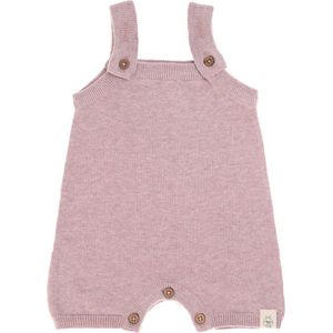 Lässig baby gebreide Jumpsuit GOTS Garden Explorer light pink 62-68 2-6 mnd