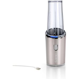 Cuisinart Cordless Blender RPB100E - Draadloze Blender To Go - Tot 8 Smoothies draadloos - 450ml - Inclusief drinkdeksel - Frosted Pearl