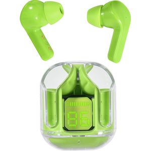 TUNIQ Stream draadloze Oortjes - met oplaaddoos - Groen