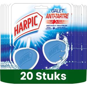 Harpic - Anti-kalk - Toiletblok - 20 Stuks - Voordeelverpakking