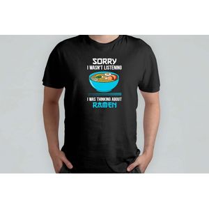 I Was Thinking about Ramen - T Shirt - Anime - Gift - Cute - OtakuLife - AnimeVibes - KawaiiAnime - AnimeLeven - IkHouVanAnime - AnimeWereld