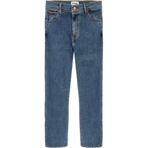 Wrangler Texas Str Heren Regular Fit Jeans Blauw - Maat W36 X L30