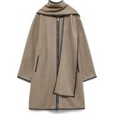 Vero Moda - Vmfortuna Manja - Jas - Beige - Lang