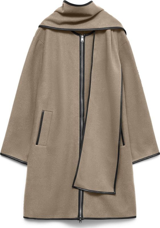 Vero Moda - Vmfortuna Manja - Jas - Beige - Lang