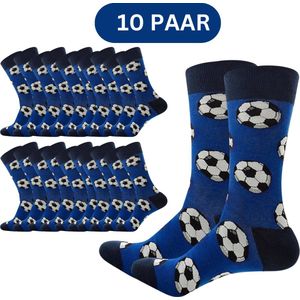 Winkrs - Sokken met ballen - 1 paar Sport voetbal sokken - Heren maat 41 tot 46 - 10 paar sokken