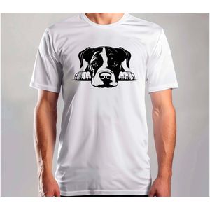 American Staffordshire Terrier Paw Spy - T Shirt - DogLife - PuppyLove - DogLovers - CuteDog - HondenLeven - PuppyLiefde - HondenLiefhebbers - SchattigeHond