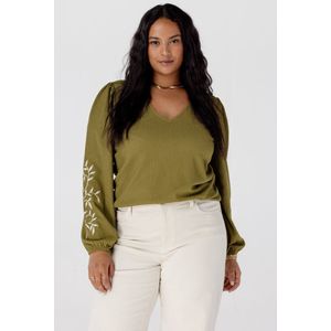 MS Mode Top Top met borduursel