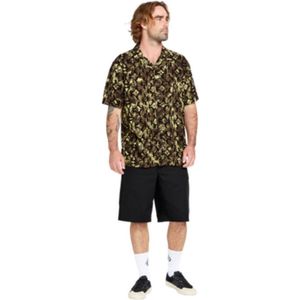 Volcom Bold Moves Short Sleeve Overhemd - Ginger Brown