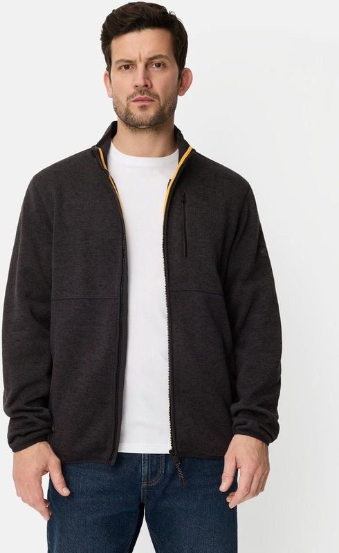 camel active - Vest - Marineblauw - 100% Polyester - Opstaande Kraag