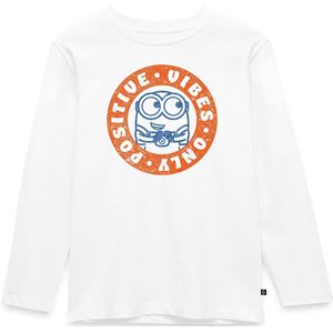 Minions Bob Positive Vibes Premium T-Shirt Kinderen Met Lange Mouwen