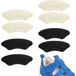 Hielkussens voor kinder- en damesschoenen - Zelfklevende hielinzetstukken (4 paar) om wrijving en wegglijden te voorkomen