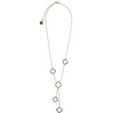 Manfield - Klavertjes Ketting - Goudkleurig - 45 cm