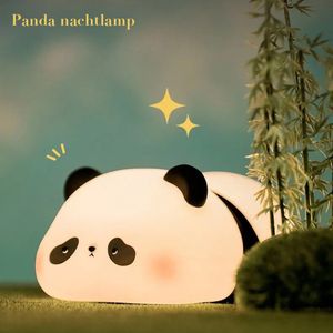 Panda Nachtlamp - Nachtlampje Kinderen - Nachtlampje Baby - Nachtlampje Kind - Nachtlamp Slaapkamer