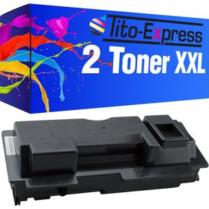 Tito-Express Kyocera Mita TK-120 XXL 2 toner alternatief voor Kyocera Mita TK120 XXL black 23.000 pagina's