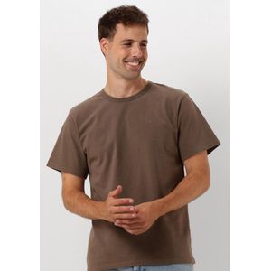 Forét Bass T-shirt Polo's & T-shirts Heren - Bruin - Maat XXL